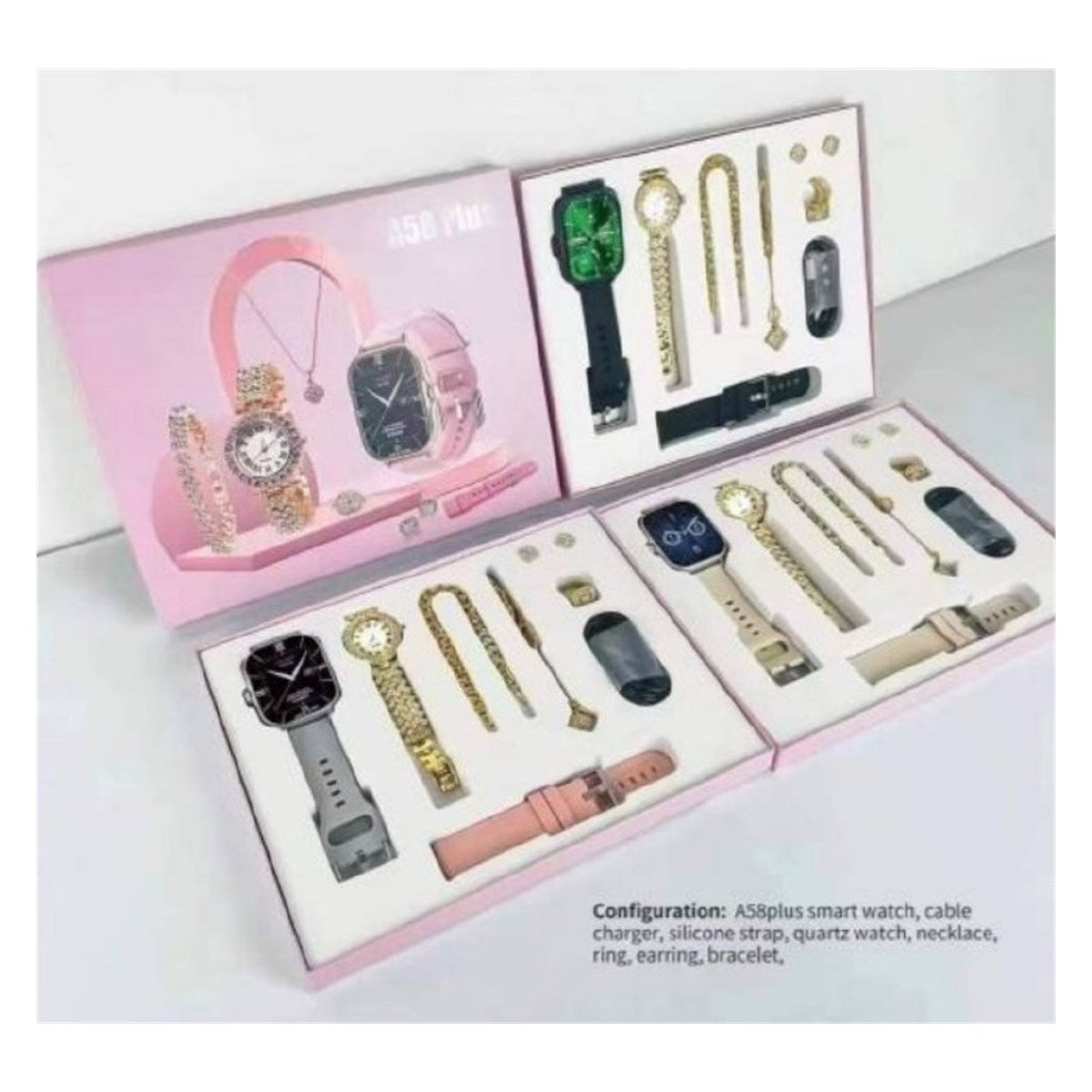 Coffret bijoux A58 Plus avec montre connectée