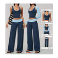 Ensemble de sport débardeur + pantalon TZ9639-2