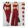 Ensemble de sport haut manches longues + legging TZ2588-8
