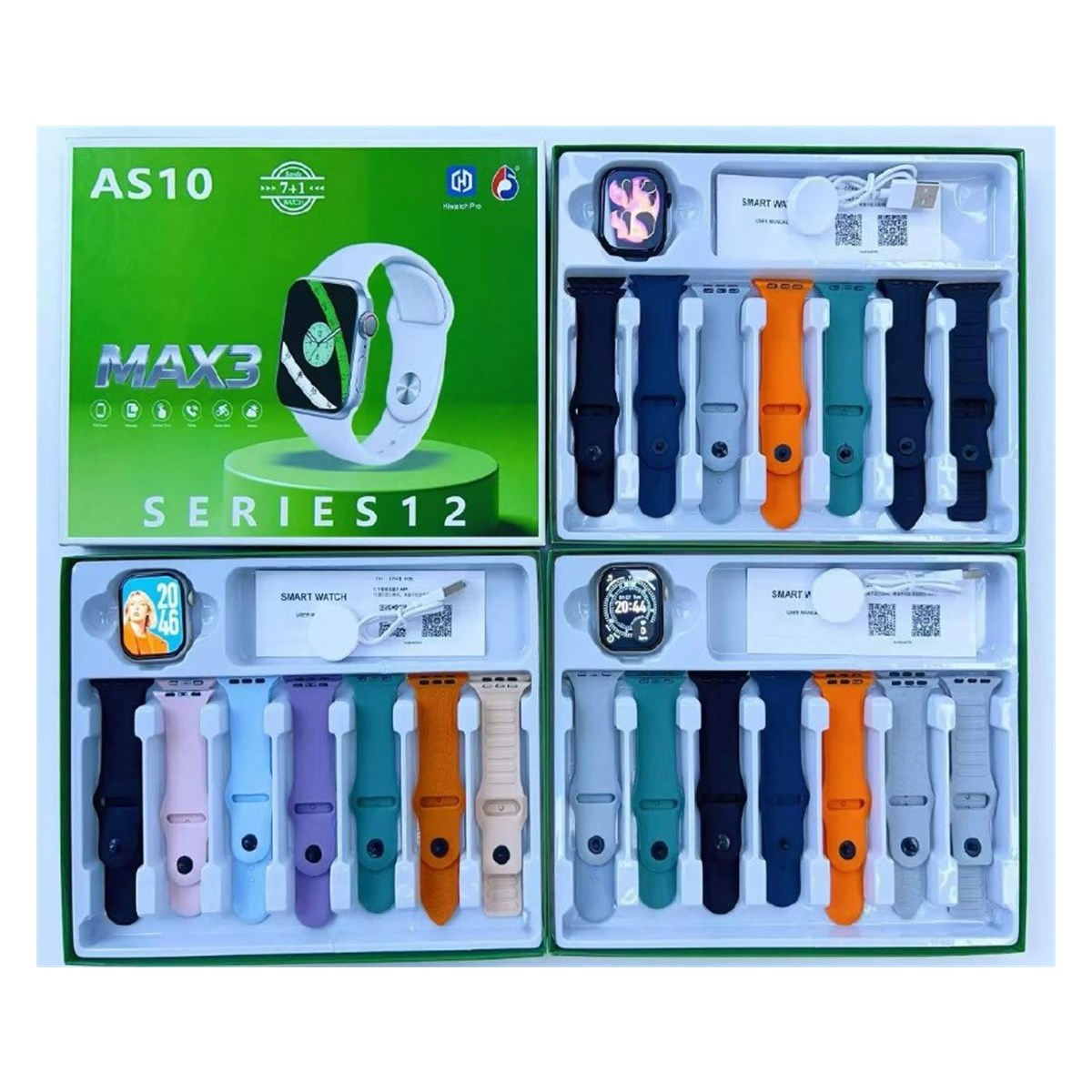 Montre connectée AS10 – coffret