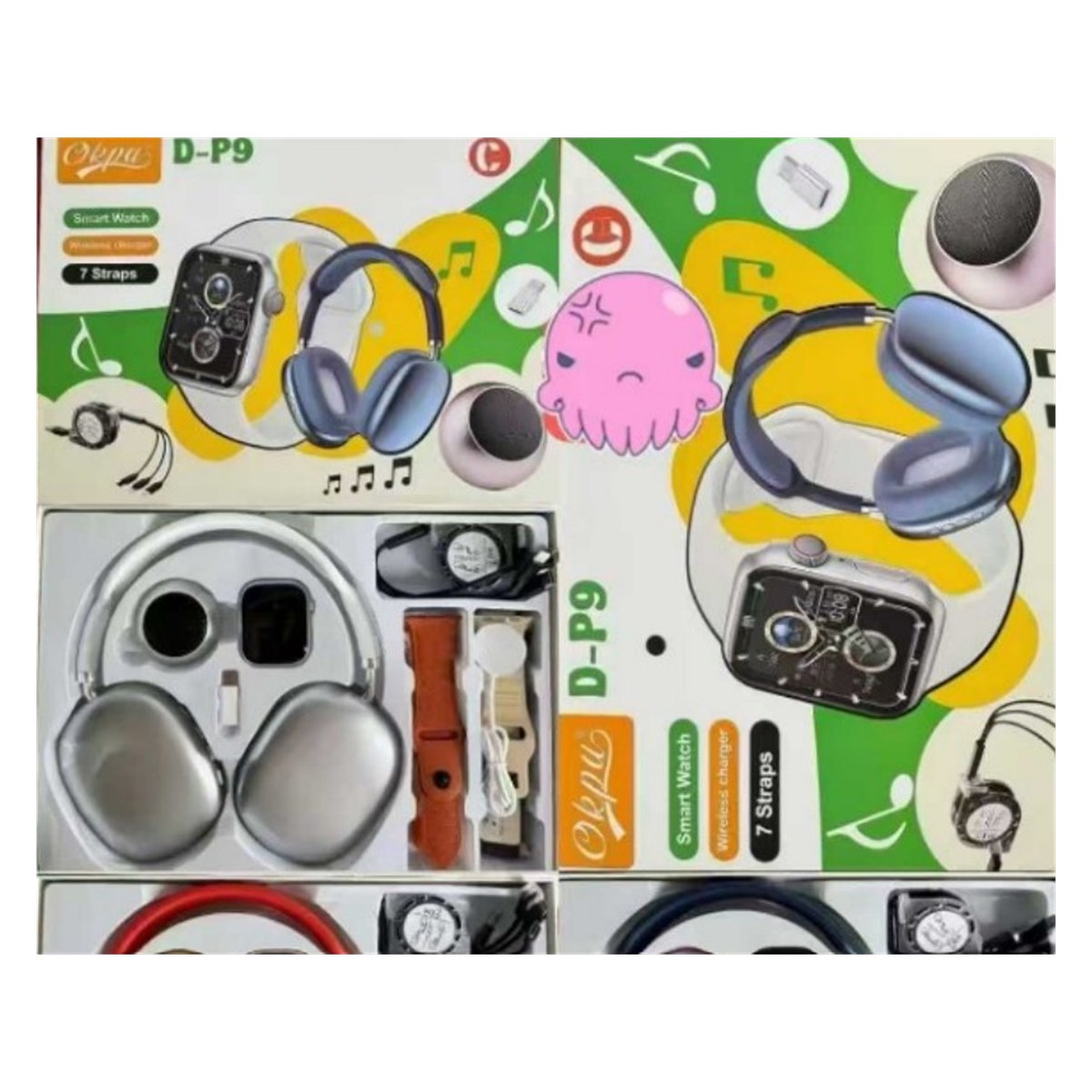 Montre connectée D-P9 + casque