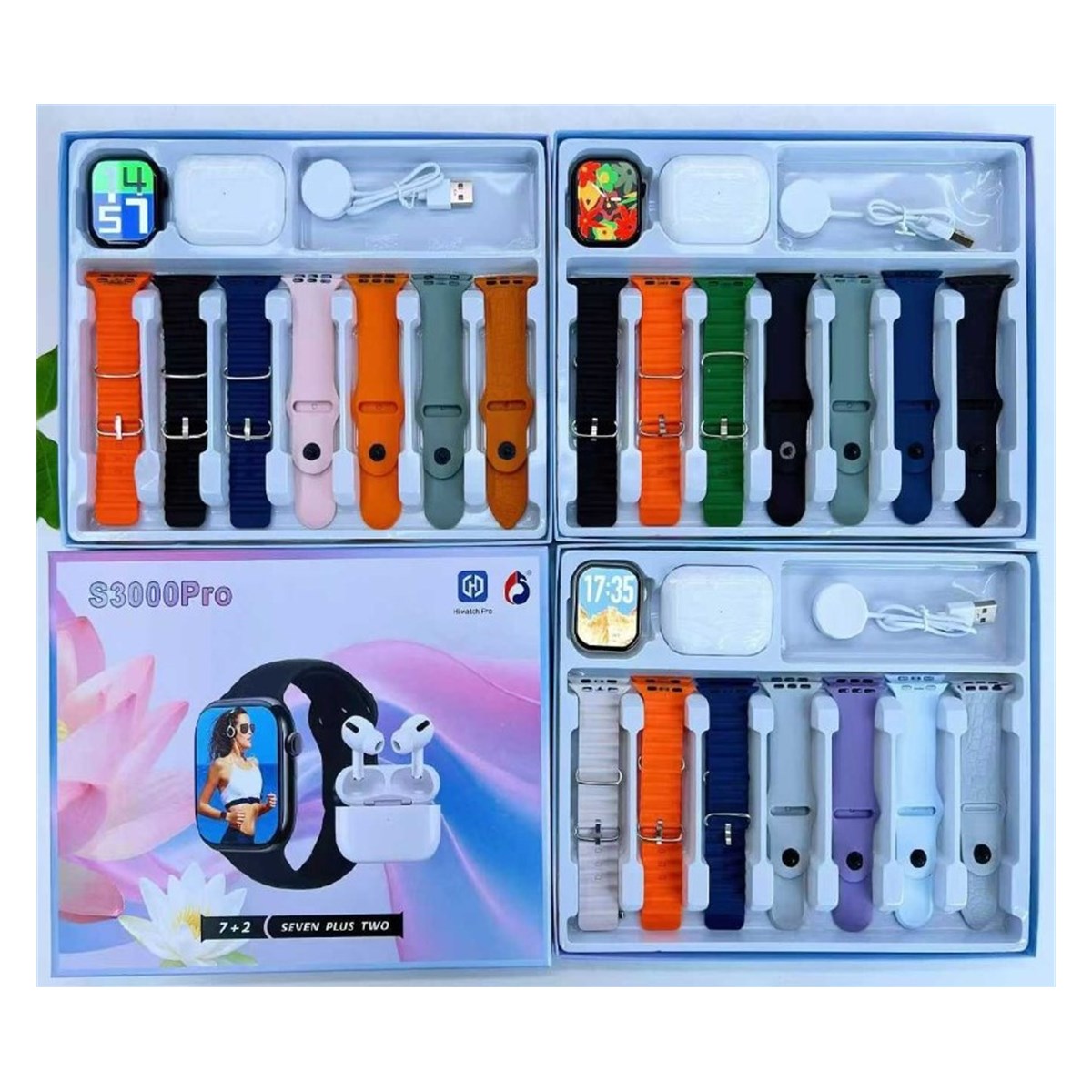 Montre connectée S3000 Pro – coffret