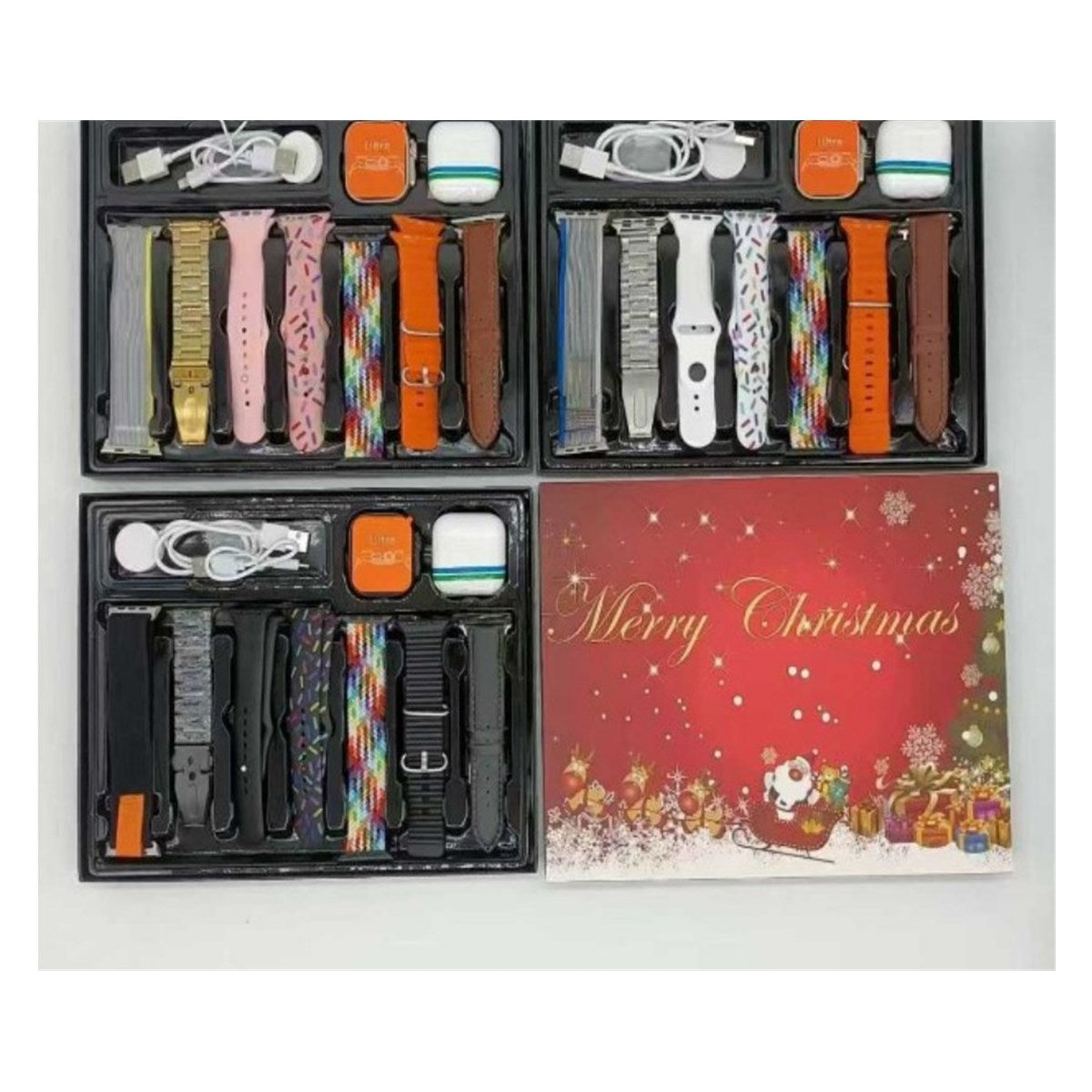 Montre connectée S900 + écouteurs – coffret de Noël
