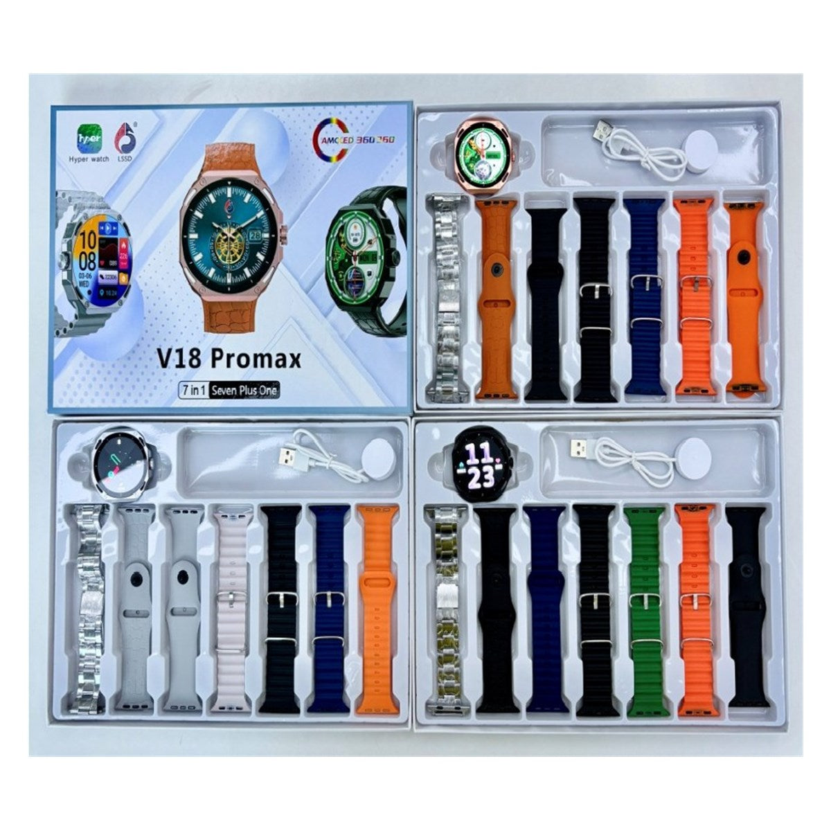 Montre connectée V18 Pro Max – coffret